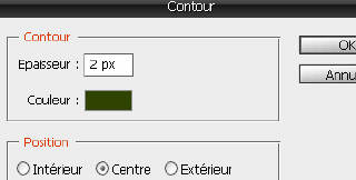 contour extérieur